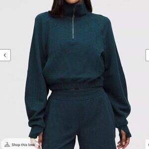 lululemon athletica Teal Half-Zip Sweatshirt